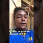 Jovens mostram chuva de granizo no Paraná! 🥶 Jovens mostram chuva de granizo no Paraná! 🥶