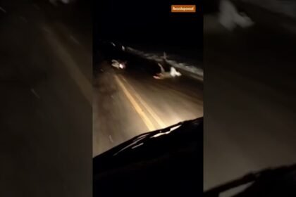 Motorista de caminhão escapa de tentativa de assalto na BR! Outro caminhoneiro que vinha atrás parou para ajudar e foi roubado.