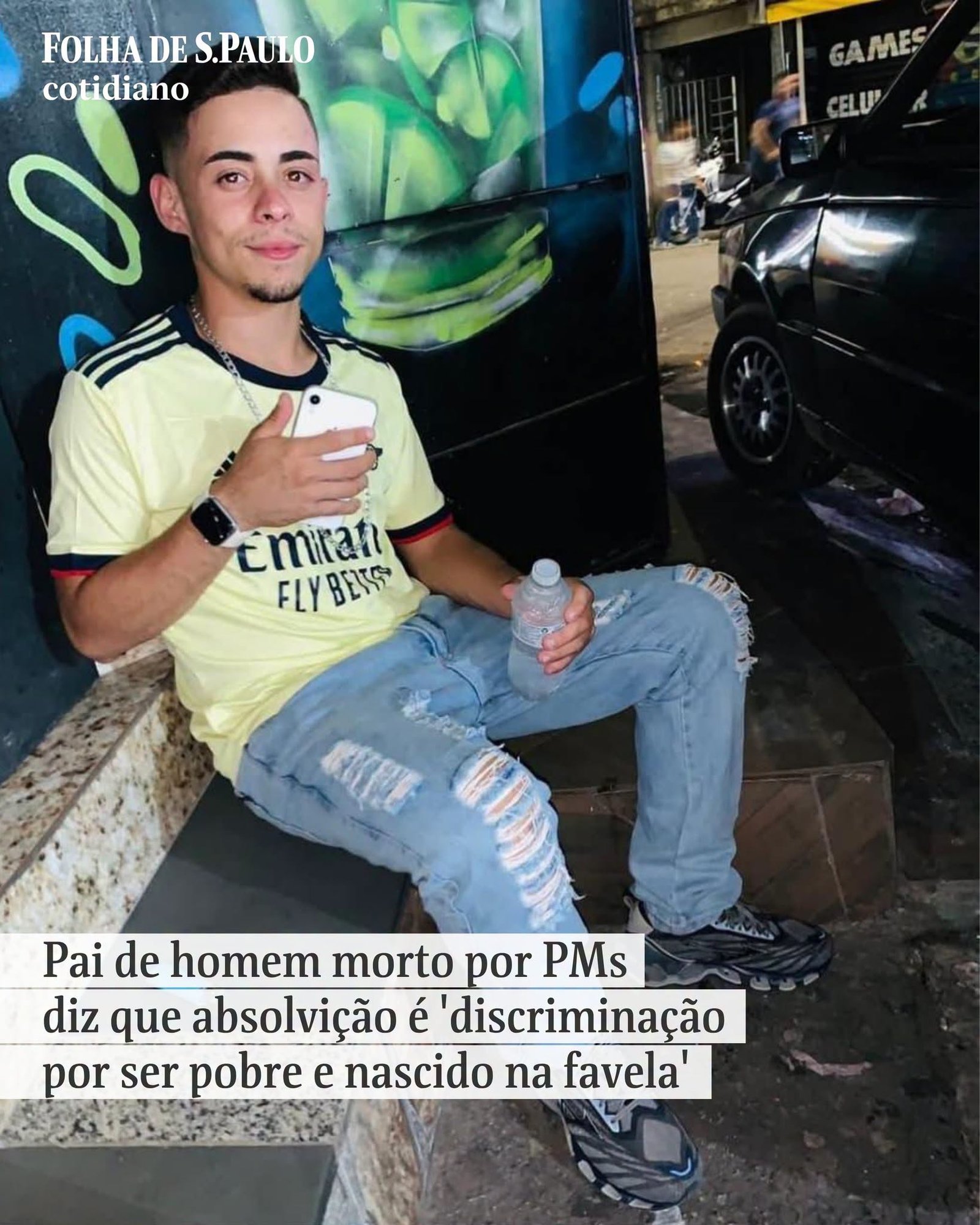 Pai de homem morto por PMs diz que absolvição é ‘discriminação por ser pobre e nascido na favela