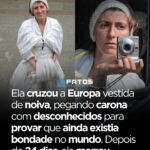 Ela cruzou a Europa vestida de noiva, pegando carona com desconhecidos para provar que ainda existia bondade no mundo. Depois de 24 dias, ela morreu… Ela cruzou a Europa vestida de noiva, pegando carona com desconhecidos para provar que ainda existia bondade no mundo. Depois de 24 dias, ela morreu…