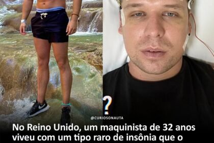 No Reino Unido, um maquinista de 32 anos viveu com um tipo raro de insônia que o impediu de dormir por 2 anos. Desesperado por uma cura, ele vendeu os imóveis e gastou todas as economias viajando o mundo em busca de tratamento – mas morreu sem nunca encontrar.
