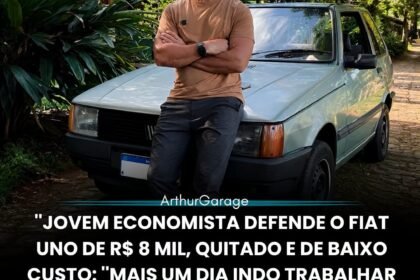 JOVEM ECONOMISTA DEFENDE O FIAT UNO DE R$ 8 MIL, QUITADO E DE BAIXO CUSTO: “MAIS UM DIA INDO TRABALHAR COM MEU CARRO QUITADO, NÃO PAGA MAIS IPVA E AINDA RODO A SEMANA TODA SÓ COM R$ 150” JOVEM ECONOMISTA DEFENDE O FIAT UNO DE R$ 8 MIL, QUITADO E DE BAIXO CUSTO: “MAIS UM DIA INDO TRABALHAR COM MEU CARRO QUITADO, NÃO PAGA MAIS IPVA E AINDA RODO A SEMANA TODA SÓ COM R$ 150”