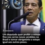 Um deputado quer proibir o estepe fino nos carros novos vendidos no Brasil e tornar obrigatório o estepe igual aos outros pneus. Um deputado quer proibir o estepe fino nos carros novos vendidos no Brasil e tornar obrigatório o estepe igual aos outros pneus.