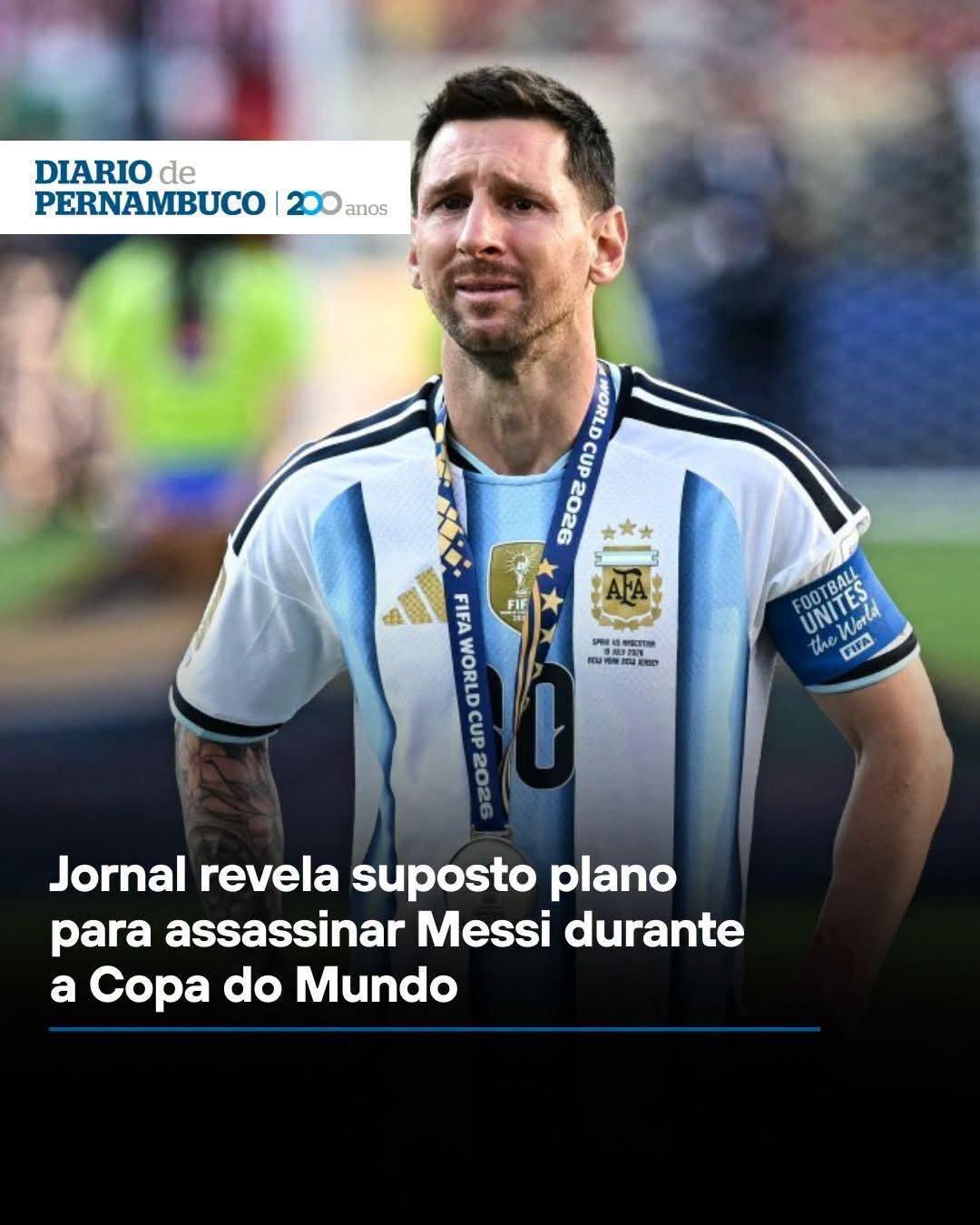 Jornal revela suposto plano para assassinar Messi durante a Copa do Mundo
