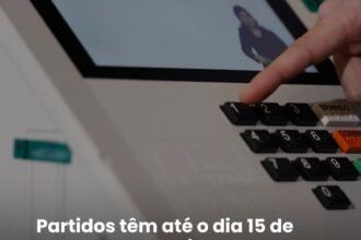 Partidos têm até o dia 15 de agosto para registrarem candidaturas nos tribunais