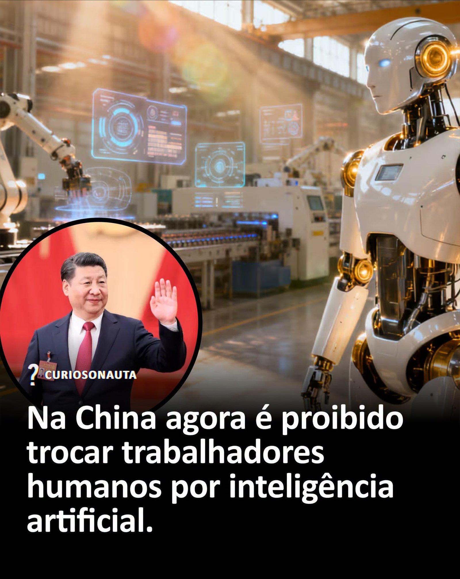 Na China agora é proibido trocar trabalhadores humanos por inteligência artificial