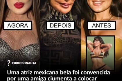 Uma atriz mexicana bela foi convencida por uma amiga ciumenta a colocar preenchimento no rosto. Descobriu depois que injetaram uma mistura perigosa de óleos. O procedimento mudou o rosto e a carreira dela pra sempre