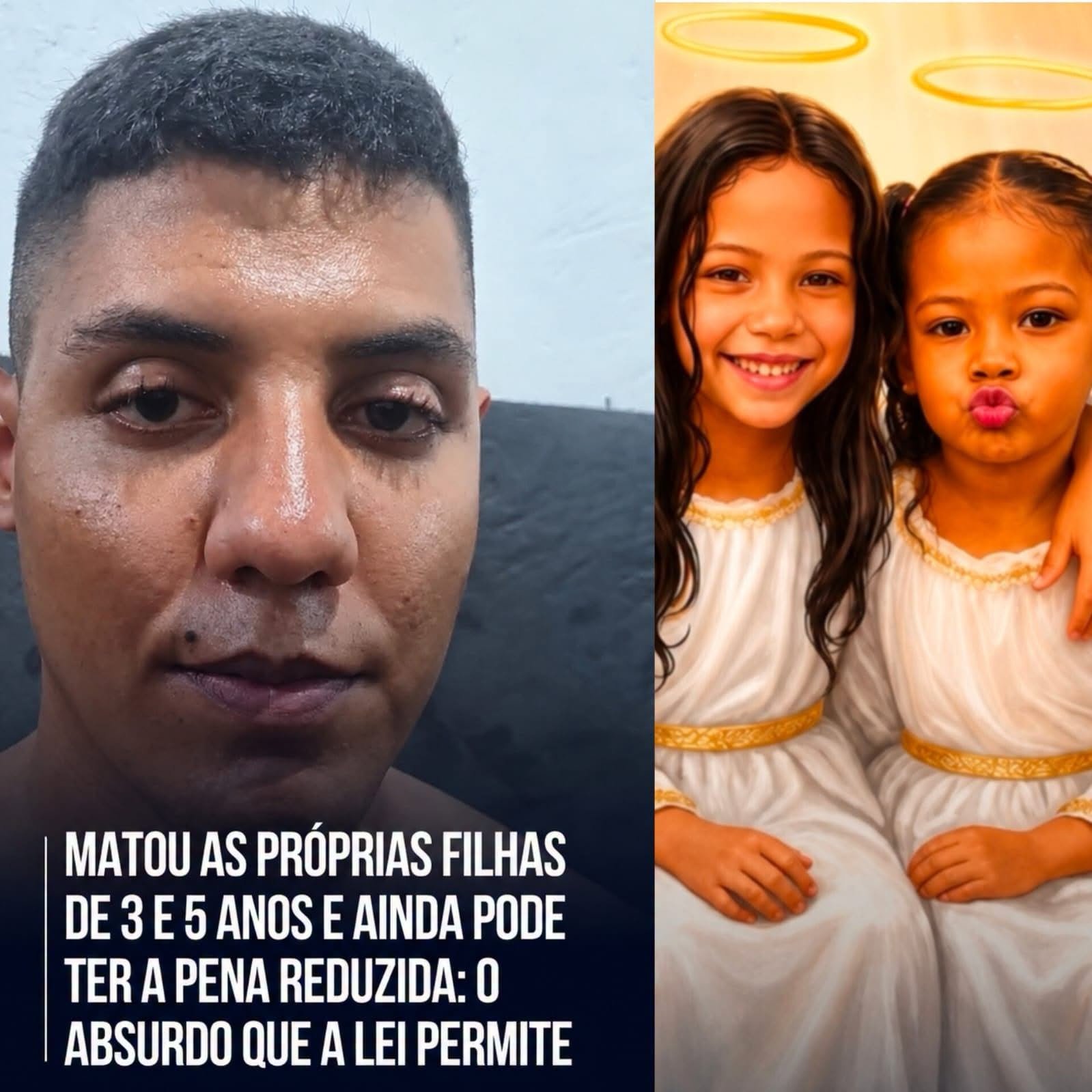 MATOU AS PRÓPRIAS FILHAS DE 3 E 5 ANOS E AINDA PODE TER A PENA REDUZIDA: O ABSURDO QUE A LEI PERMITE MATOU AS PRÓPRIAS FILHAS DE 3 E 5 ANOS E AINDA PODE TER A PENA REDUZIDA: O ABSURDO QUE A LEI PERMITE