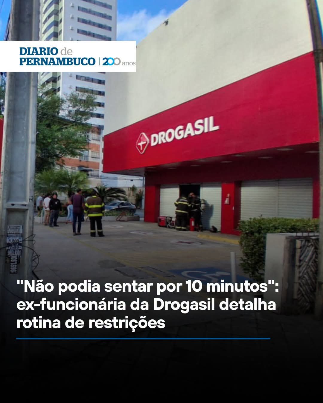 Não podia sentar por 10 minutos”: ex-funcionária da Drogasil detalha rotina de restrições Não podia sentar por 10 minutos”: ex-funcionária da Drogasil detalha rotina de restrições