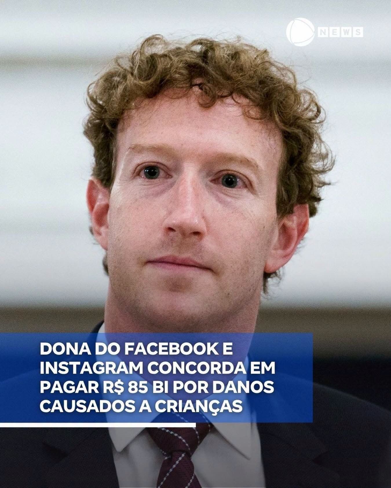 DONA DO FACEBOOK E INSTAGRAM CONCORDA EM PAGAR R$ 85 BI POR DANOS CAUSADOS A CRIANÇAS DONA DO FACEBOOK E INSTAGRAM CONCORDA EM PAGAR R$ 85 BI POR DANOS CAUSADOS A CRIANÇAS