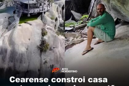 Cearense constroi casa octogonal em pleno sertão e vira refúgio para turistas em plena caatinga