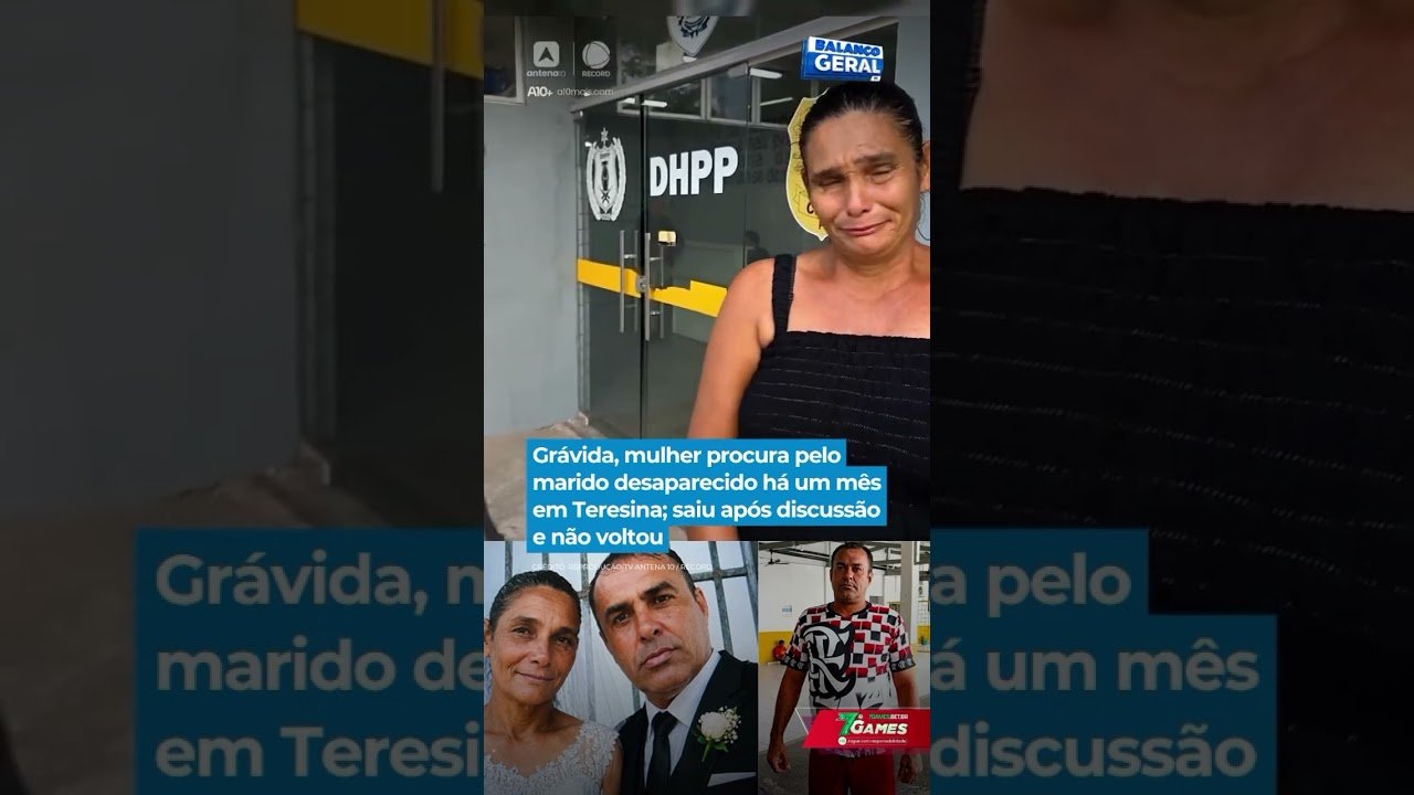 Grávida, mulher procura pelo marido desaparecido há um mês em Teresina; saiu após discussãoe não voltou