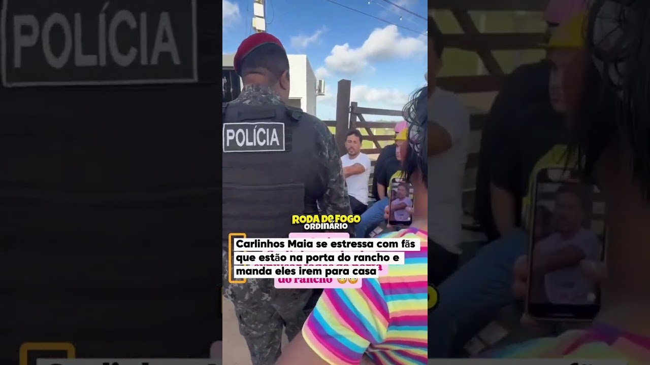 Carlinhos Maia se estressou com alguns fãs que estavam na porta do rancho. Em um momento de irritação, o influenciador pediu para que eles fossem para casa.A situação chamou a atenção de quem estava no local rapidamente repercutiu nas redes sociais.E você, o que achou da atitude de Carlinhos Maia?