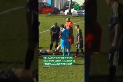 METALÚRGICO MORRE APÓS SE MACHUCAR DURANTE PARTIDA DE FUTEBOL AMADOR NO PARANÁ!