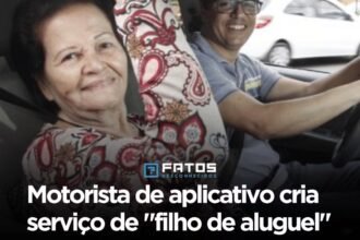 Motorista de aplicativo cria serviço de “filho de aluguel” para acompanhar idosos em consultas, exames e momentos de lazer