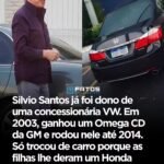 Silvio Santos já foi dono de uma concessionária VW. Em 2003, ganhou um Omega CD da GM e rodou nele até 2014. Só trocou de carro porque as filhas lhe deram um Honda Accord O km de presente Silvio Santos já foi dono de uma concessionária VW. Em 2003, ganhou um Omega CD da GM e rodou nele até 2014. Só trocou de carro porque as filhas lhe deram um Honda Accord O km de presente