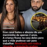 Esse casal bateu e abusou de um menininho de apenas 2 anos. A criança ficava na casa deles para que a mãe pudesse sair para trabalhar.