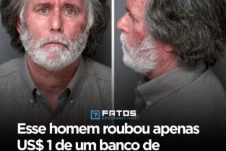 Esse homem roubou apenas US$ 1 de um banco de propósito para ser preso e conseguir tratamento médico gratuito nos Estados Unidos Esse homem roubou apenas US$ 1 de um banco de propósito para ser preso e conseguir tratamento médico gratuito nos Estados Unidos