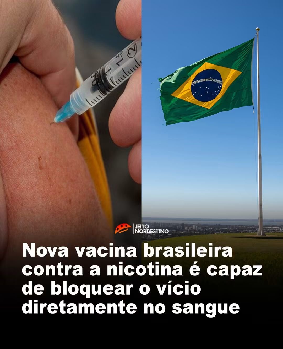 Nova vacina brasileira contra a nicotina é capaz de bloquear o vício diretamente no sangue