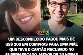 UM DESCONHECIDO PAGOU MAIS DEUS$ 200 EM COMPRAS PARA UMA MÃE QUE TEVE O CARTÃO RECUSADO NO SUPERMERCADO. MENOS DE 24 HORAS DEPOIS, ELE MORREU EM UM ACIDENTE DE CARRO, SEM SABER QUE SEU GESTO DARIA INÍCIO A UMA CORRENTE DE BOAS AÇÕES EM SUA HOMENAGEM